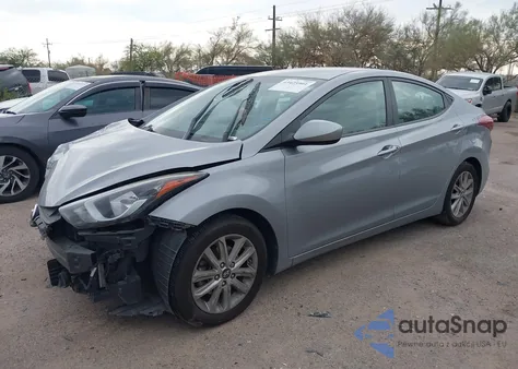2015 Hyundai Elantra Se from USA, damaged, VIN 5NPDH4AEXFH596001